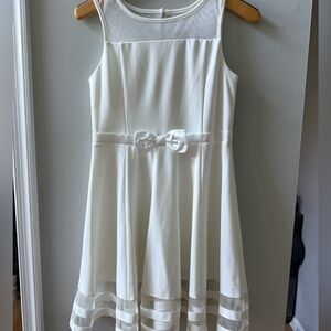 Calvin Klein Girls White Dress
